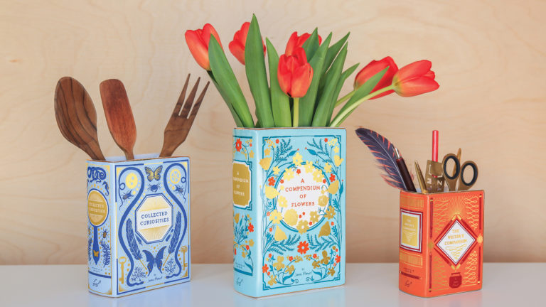 Bibliophile vases by Jane Mount, Chronicle Books