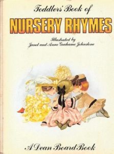 Janet Anne Grahame Johnstone Dean Board Book Toddlers Book of Nursery Rhymes