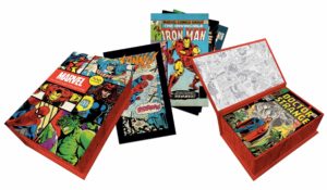 marvel comics postcards box