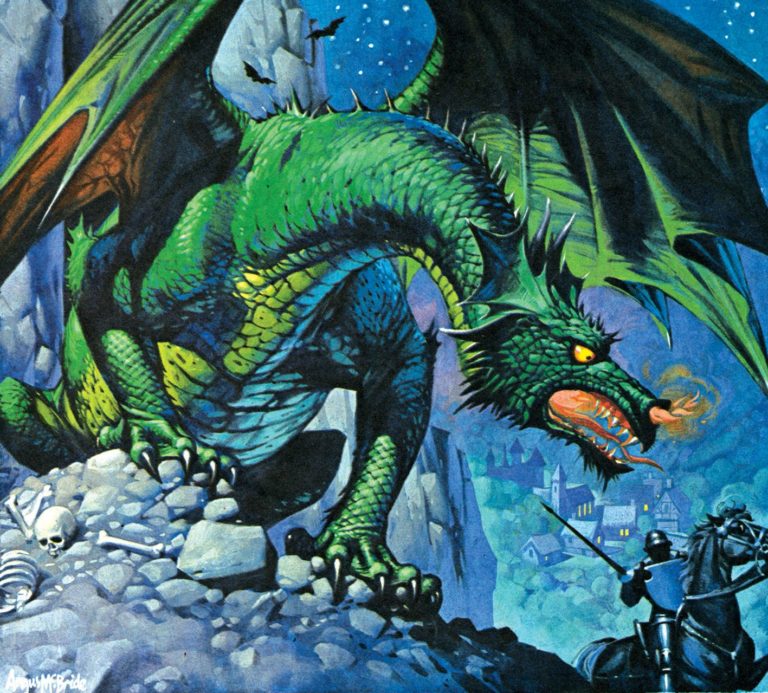 Angus McBride Beasts Dragons illus