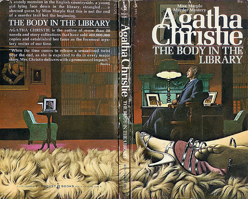 Agatha Christie Tom Adams Body in the Library Pocket Books