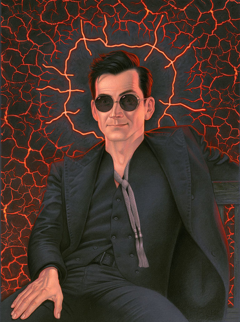 Illustrated Good Omens Crowley
