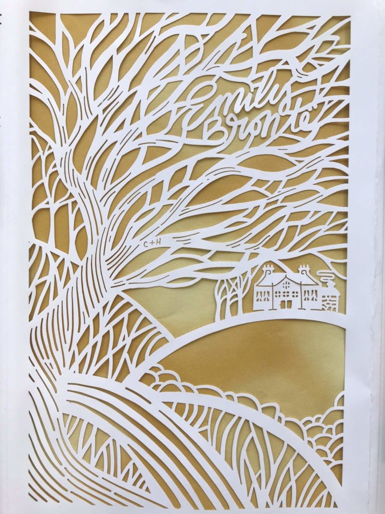 seasons edition emily bronte wuthering heights cut paper