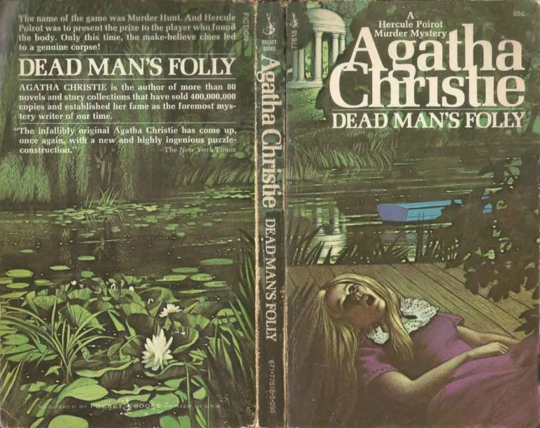 Agatha Christie Tom Adams Dead Mans Folly Pocket Books
