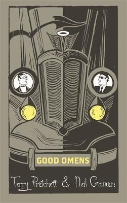 good omens discworld hardback library cover