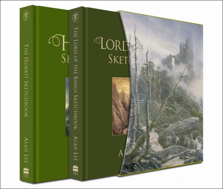 deluxe lotr sketchbooks hobbit alan lee