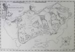 1997 CVS Sketches from a Tropic Isle LE map of Tavewa Island