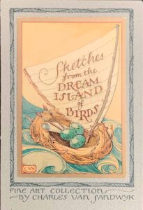 CVS JP postcards set from sketches dream island of birds