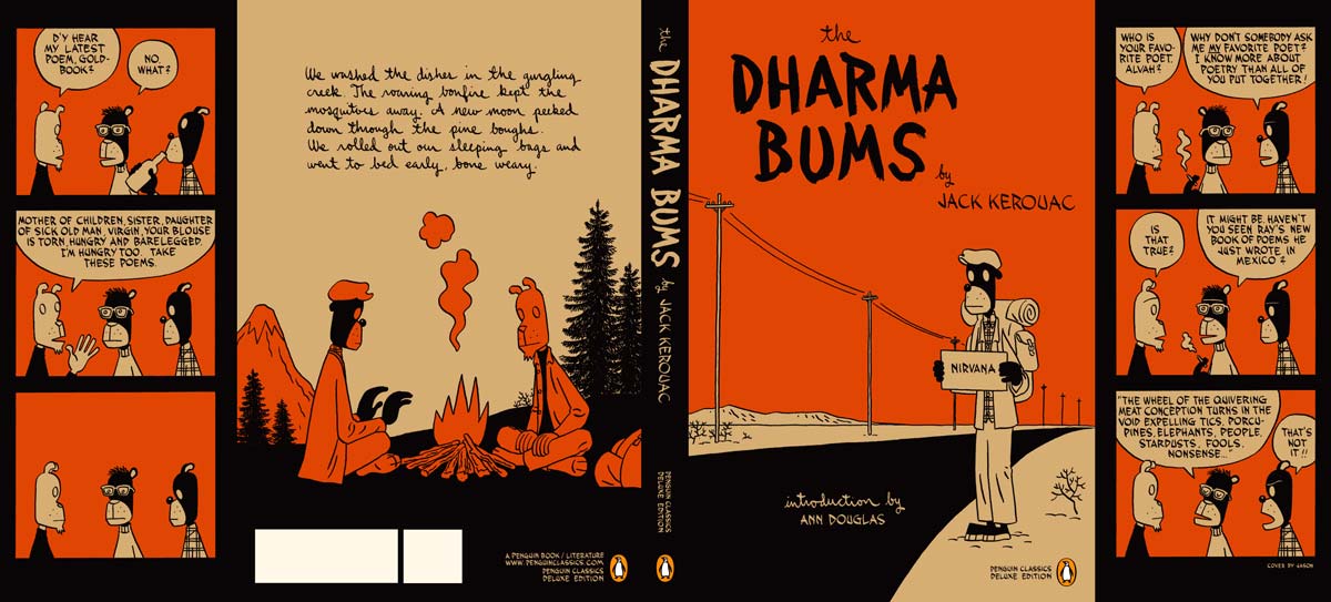Kerouac The Dharma Bums Penguin Deluxe cover full