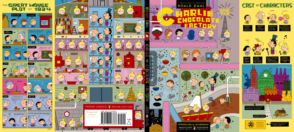 dahl Charlie and the Chocolate Factory Penguin Deluxe cover full