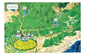 riddell alice wonderland map