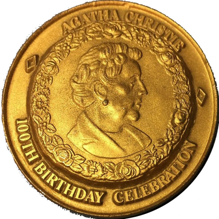 agatha-christie-100th-birthday-medallion