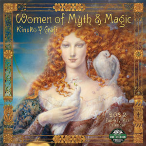 kinuko craft women myth magic calendar 2023