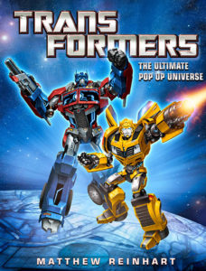transformers pop up book cover 2013