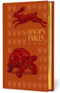 aesops fables signature gilded